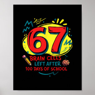 Lustiger Sechs Sieben Meme Lehrer Schüler Kinder 1 Poster