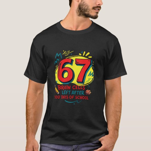 Lustiger Sechs Sieben Meme Lehrer Schüler Kinder 1 T-Shirt (Vorderseite)