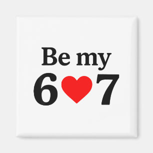 Lustiger Sechs Sieben Sei Mein 6 7 Meme Männer Fra Magnet