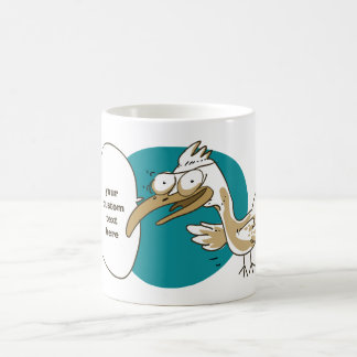 lustiger Seegras, der mit uns spricht Cartoon Kaffeetasse