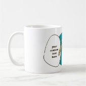 lustiger Seegras, der mit uns spricht Cartoon Kaffeetasse (Links)