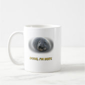 Lustiger Seehund-Typ, ich bin beschäftigt Kaffeetasse (Links)