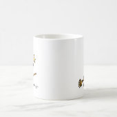 Lustiger Seeotter-Zauberer-Cartoon Kaffeetasse (Mittel)