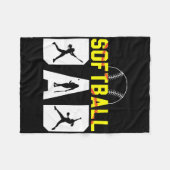 Lustiger Senioren-Textcode Vintage Gif Fleecedecke (Vorderseite (Horizontal))