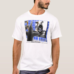 Lustiger Sensenmann-Pinsel mit Tod-Shirt T-Shirt