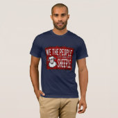 Lustiger Sheeple Warnzeichen-Dunkelheits-T - Shirt (Vorne ganz)