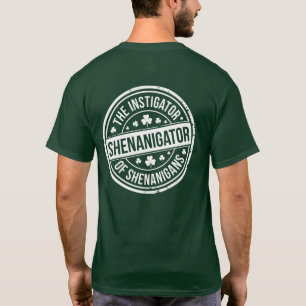 Lustiger Shenanigator St. Patrick's Day Distressed T-Shirt