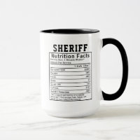 Lustiger Sheriff Ernährungsfakten Offiziersgeschen