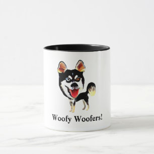Lustiger Siberian Husky Hund Becher Tasse