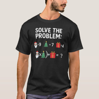 Lustiger Six Seven 67 Mathe-Meme Weihnachten Lehre T-Shirt