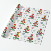 Lustiger Six Seven 67 Meme Nussknacker Weihnachts Geschenkpapier (Ungerollt)