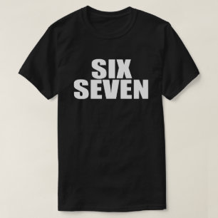 Lustiger Six Seven 67 Meme Viral Gen Alpha Meme T-Shirt