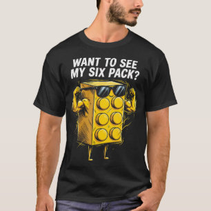 Lustiger Sixpack-Essenswitz Humor Fitness T-Shirt