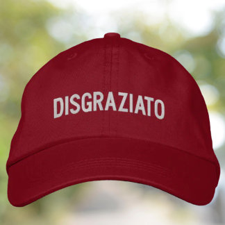 Lustiger sizilianischer italienischer Spruch für U Bestickte Baseballkappe