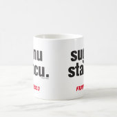 Lustiger sizilianischer Spruch Sugnu Stancu Mug Kaffeetasse (Mittel)