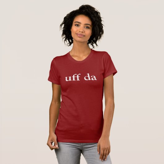 lustiger Skandinavier uff DA T-Shirt (Vorne ganz)