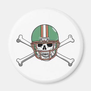 lustiger skeleton Fußball Magnet
