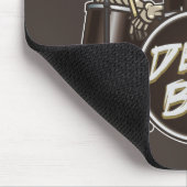 Lustiger Skeleton Schlagzeuger Mousepad (Ecke)