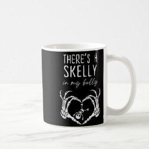 Lustiger Skelett Da Ist Skelly In Meinem Bauch Sch Kaffeetasse