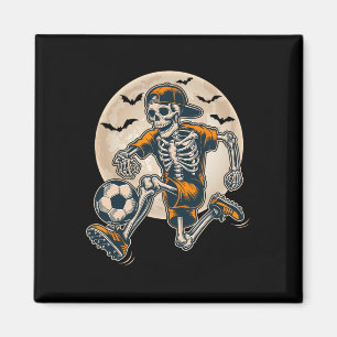 Lustiger Skelett Fußball Männer Jungen Kinder Hall Magnet