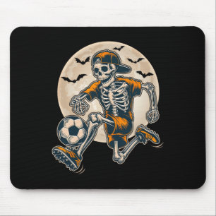 Lustiger Skelett-Fußball-Männer-Jungen-Kinder-Hall Mousepad