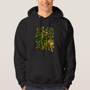 Lustiger Skelett gehender Great Dane Gothic Hunde Hoodie