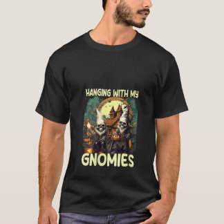 Lustiger Skelett-Gnom Halloween-Hängend mit meinem T-Shirt