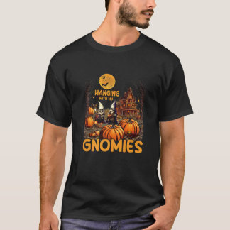Lustiger Skelett-Gnom Halloween-Hängend mit meinem T-Shirt