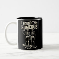 Lustiger Skelett-Humerus-Witz Halloween-Humor