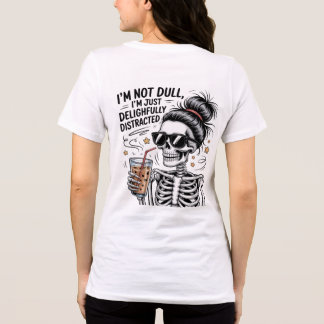 Lustiger Skelett-Kaffee-Liebhaber – Entzückend Tri-Blend Shirt