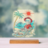 Lustiger Skelett-Sommer Acrylschild (Neutral)