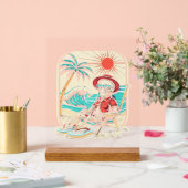 Lustiger Skelett-Sommer Acrylschild (Hochzeit)