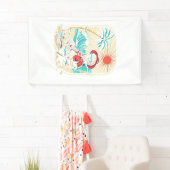 Lustiger Skelett Sommer Banner (Insitu)