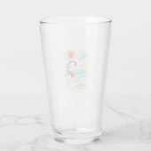 Lustiger Skelett-Sommer Glas (Rückseite)