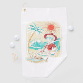 Lustiger Skelett Sommer Golfhandtuch (Insitu)