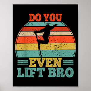 Lustiger Skizitat sogar Aufzug Bruder Skiliebhaber Poster