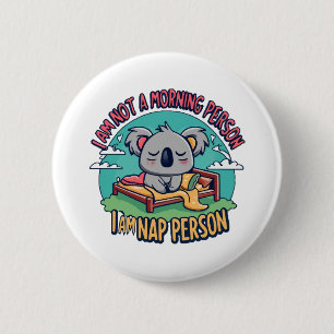 lustiger Slogan Button