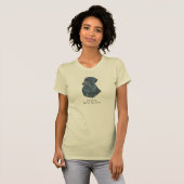 "lustiger Slogan für schwarzen Labrador-Hund" T-Shirt (Vorne ganz)