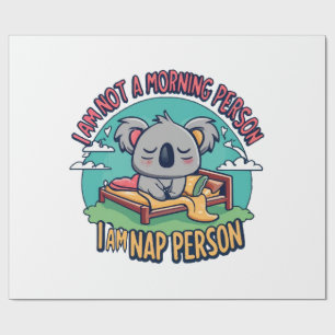 lustiger Slogan Geschenkpapier