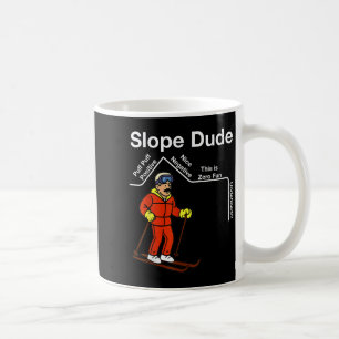 Lustiger Slope-Typ Algebra Geometrie Mittelschule  Kaffeetasse