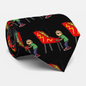 Lustiger Sloth, der Flipperautomat-Cartoon spielt Krawatte (Gerollt)