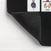 Lustiger Slp Ich Will Mehr Schokolade Valentinstag Mousepad (Ecke)