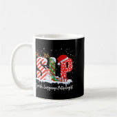 Lustiger Slp Sprachtherapeut Weihnachtsmann Kaffeetasse (Links)