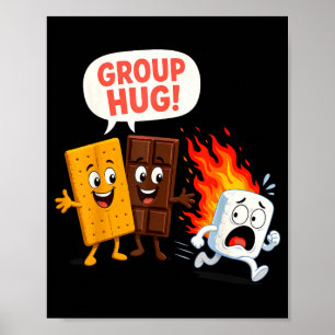 Lustiger S'mores-Marshmallow  Poster