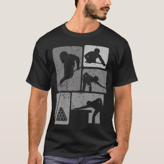 Lustiger Snooker Billard Spieler Eight Ball Pool S T-Shirt