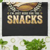 Lustiger Softball-Bruder Snacks Sport Geschirrtuch (Gefaltet)