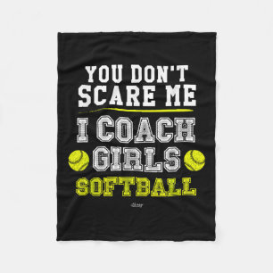 Lustiger Softball-Trainer Du verstehst mich nicht, Fleecedecke