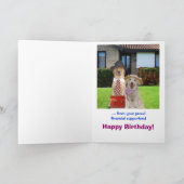 Lustiger Sohn-Geburtstag Karte (Innenseite)