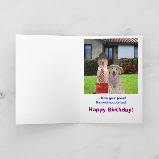 Lustiger Sohn-Geburtstag Karte (Innenseite)