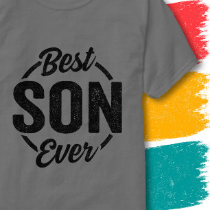 Lustiger Sohn Retro Vintage Style Zitat Bester Soh T-Shirt
